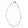 Farra White Petal Shaped Freshwater Pearls Phone Strap