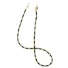 Farra Women's Black / Yellow / Orange Colorful Gemstone Multi-way Glasses Chain In Multi