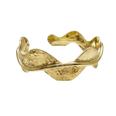 Farra Women's Modern Style Gold Bangle