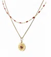 Farrah B Jewelry Vamp Necklace In Gold