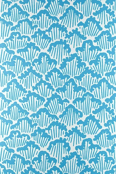 Farrow & Ball Aranami Wallpaper In Blue