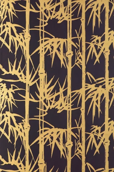 Farrow & Ball Bamboo Wallpaper In Black