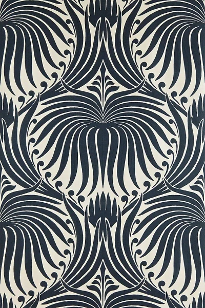 Farrow & Ball Lotus Wallpaper In Black