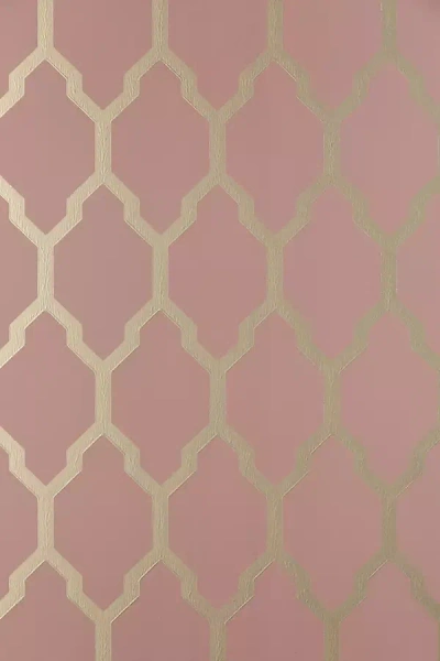 Farrow & Ball Tessella Wallpaper In Pink