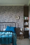 Farrow & Ball Tourbillon Wallpaper In Blue