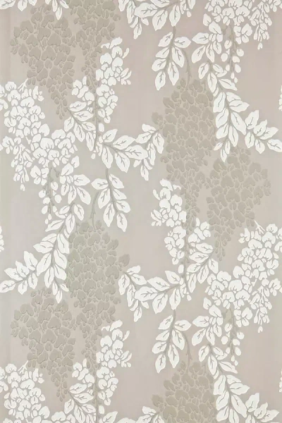 Farrow & Ball Wisteria Wallpaper In Brown