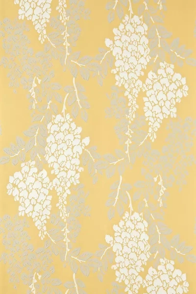 Farrow & Ball Wisteria Wallpaper In Multi