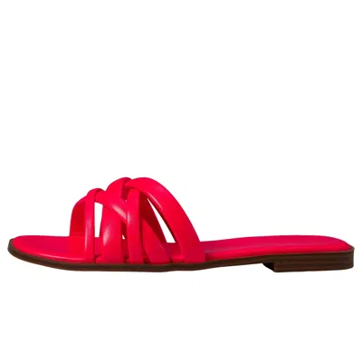 Faryl By Faryirobin Carmine Neon Pink Carmine-pnk Women's In Red