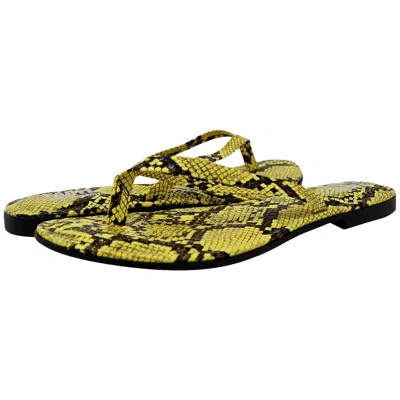 Faryl By Faryirobin Milo Yellow Snake Milo-yelsnake Women's In Green