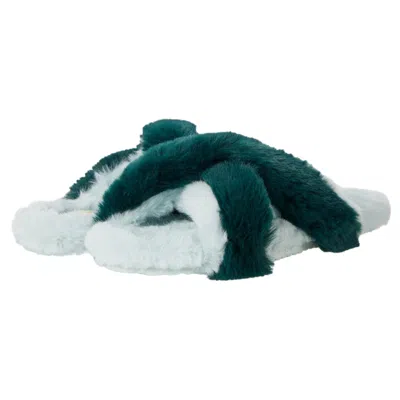 Faryl By Faryirobin Mori Aqua Faux Fur Mori-aqua Women's In Green