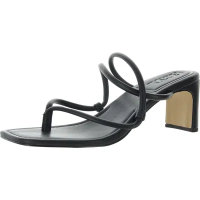Faryl By Farylrobin Andie Womens Strappy Leather Heels In Black