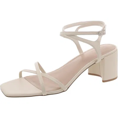 Faryl By Farylrobin Camille Womens Leather Square Toe Strappy Sandals In Multi