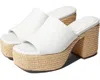 Faryl By Farylrobin Soring Sandal Women's White Leather Espadrille Gal1122 In White