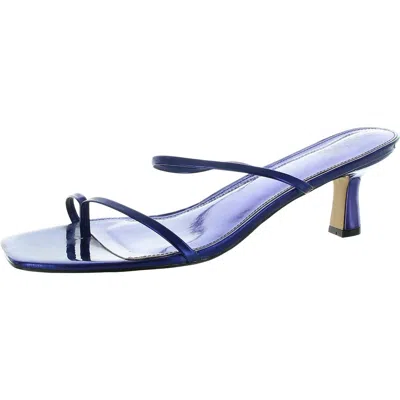 Faryl By Farylrobin Womens Strappy Square Toe Heels In Blue