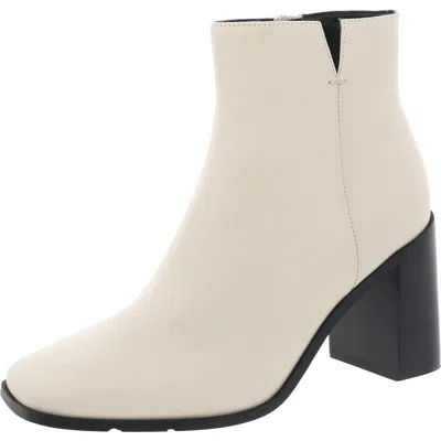 Faryl By Farylrobin Womens Zipper Leather Block Heels In Multi