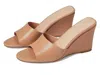 Faryl Robin Faryl By Farylrobin Skye Sandal Women's Us 12 Brown Round Toe Wedge Heel Khd910 In Brown