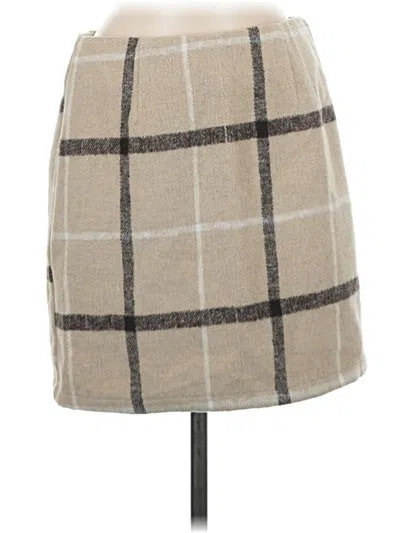 Pre-owned Fascination Casual Skirt In Tan