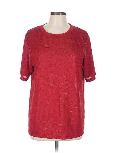 Pre-owned Fashion Active T-shirt In Red