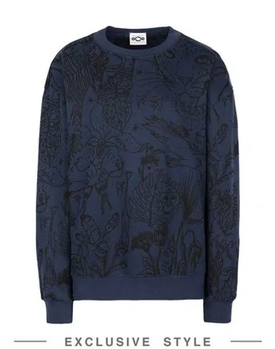 Fashion B.e.s.t. X Yoox Sweatshirts In Blue