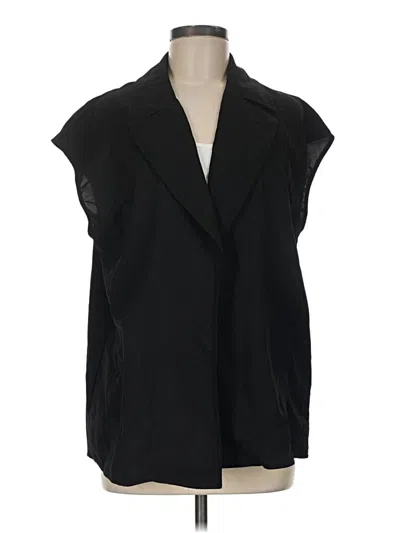 Pre-owned Fashion Blazer Jacket In Black