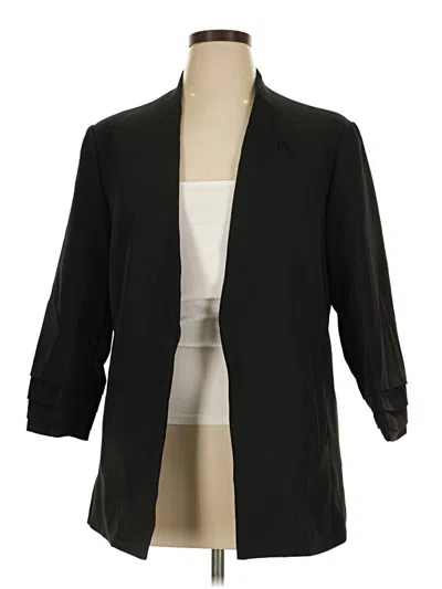 Pre-owned Fashion Blazer Jacket In Black