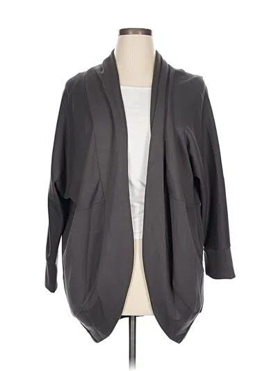 Pre-owned Fashion Blazer Jacket In Gray