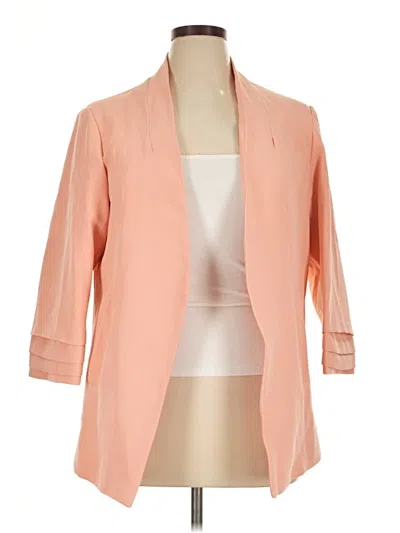 Pre-owned Fashion Blazer Jacket In Pink
