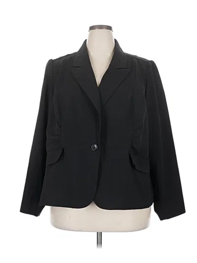 Pre-owned Fashion Bug Blazer Jacket In Black