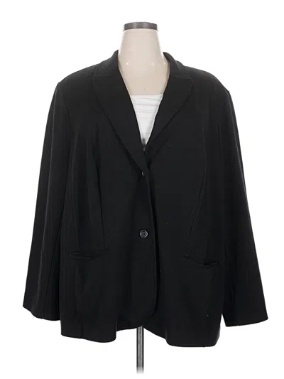 Pre-owned Fashion Bug Blazer Jacket In Black