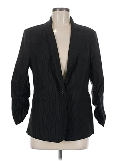 Pre-owned Fashion Bug Blazer Jacket In Black