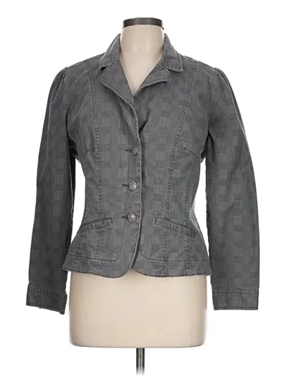 Pre-owned Fashion Bug Blazer Jacket In Gray