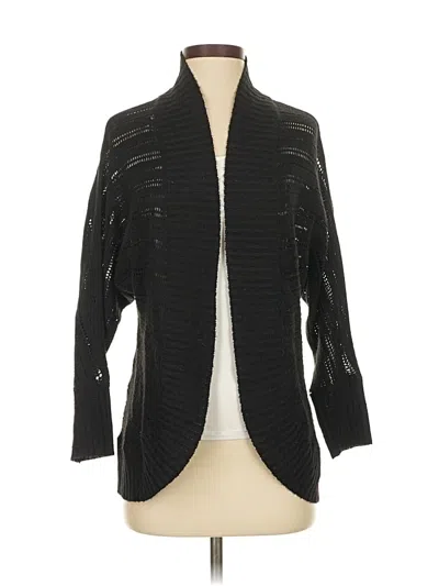 Pre-owned Fashion Bug Cardigan Sweater In Black