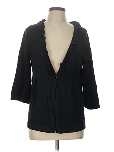 Pre-owned Fashion Bug Cardigan Sweater In Black