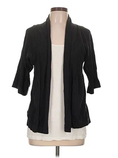 Pre-owned Fashion Bug Cardigan Sweater In Black