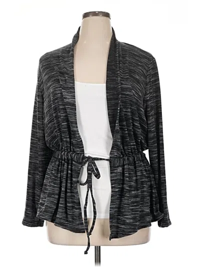 Pre-owned Fashion Bug Cardigan Sweater In Gray