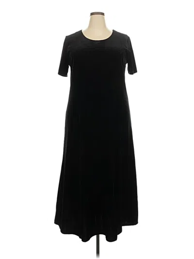 Pre-owned Fashion Bug Casual Dress In Black