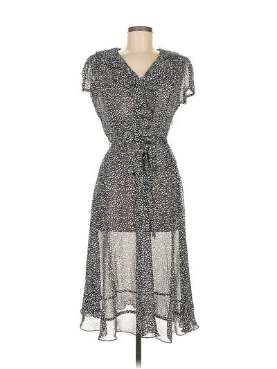 Pre-owned Fashion Bug Casual Dress In Gray