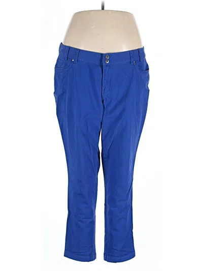 Pre-owned Fashion Bug Casual Pants In Blue