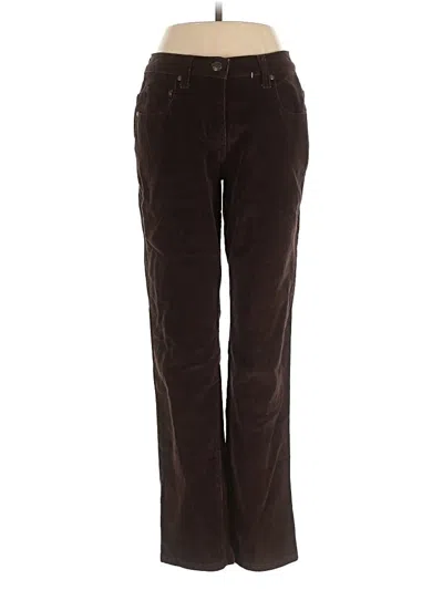 Pre-owned Fashion Bug Casual Pants In Brown