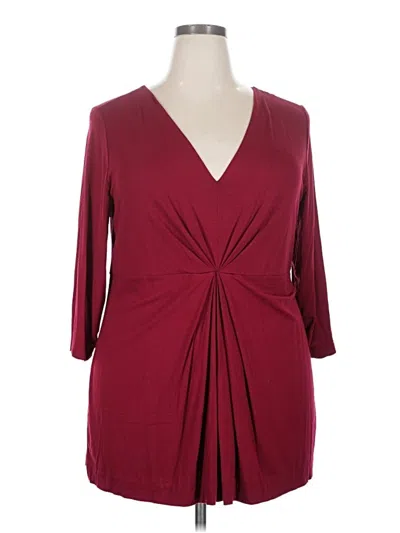 Pre-owned Fashion Bug Cocktail Dress In Burgundy