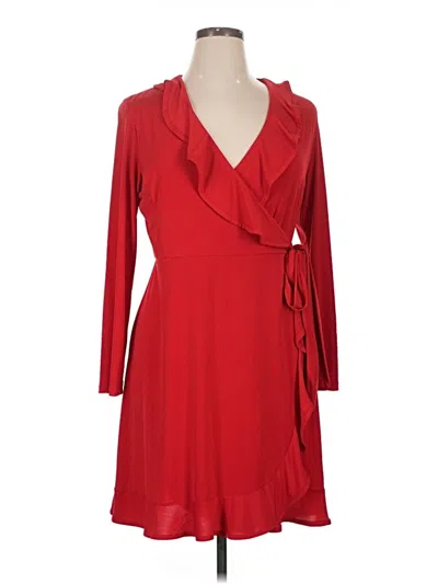 Pre-owned Fashion Bug Cocktail Dress In Red