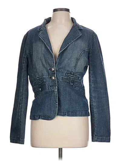 Pre-owned Fashion Bug Denim Jacket In Blue