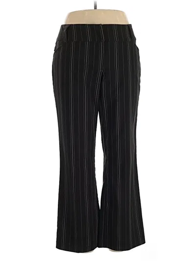 Pre-owned Fashion Bug Dress Pants In Black