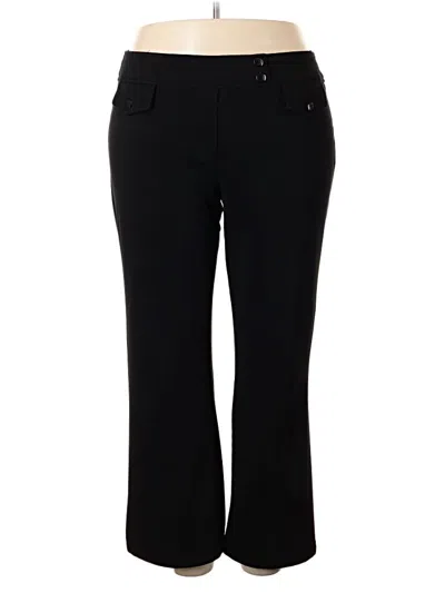 Pre-owned Fashion Bug Dress Pants In Black