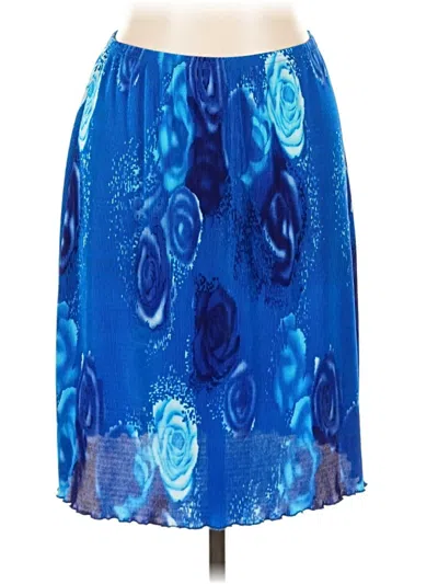 Pre-owned Fashion Bug Formal Skirt In Blue