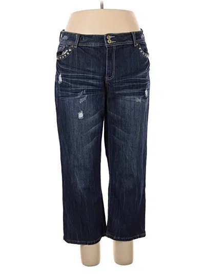Pre-owned Fashion Bug Jeans In Blue