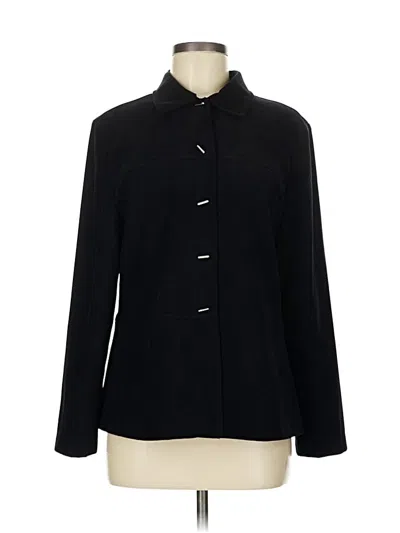 Pre-owned Fashion Bug Long Sleeve Blouse In Black