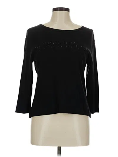 Pre-owned Fashion Bug Pullover Sweater In Black