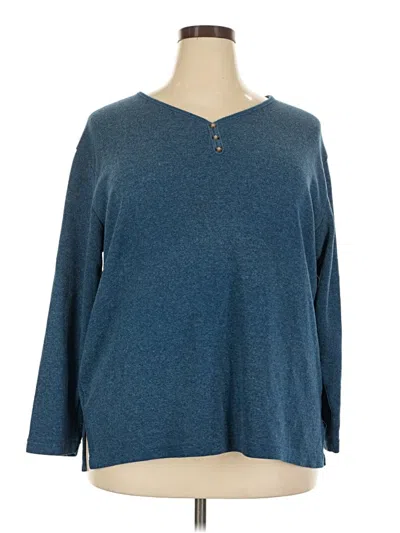 Pre-owned Fashion Bug Pullover Sweater In Blue