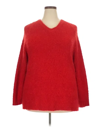 Pre-owned Fashion Bug Pullover Sweater In Red